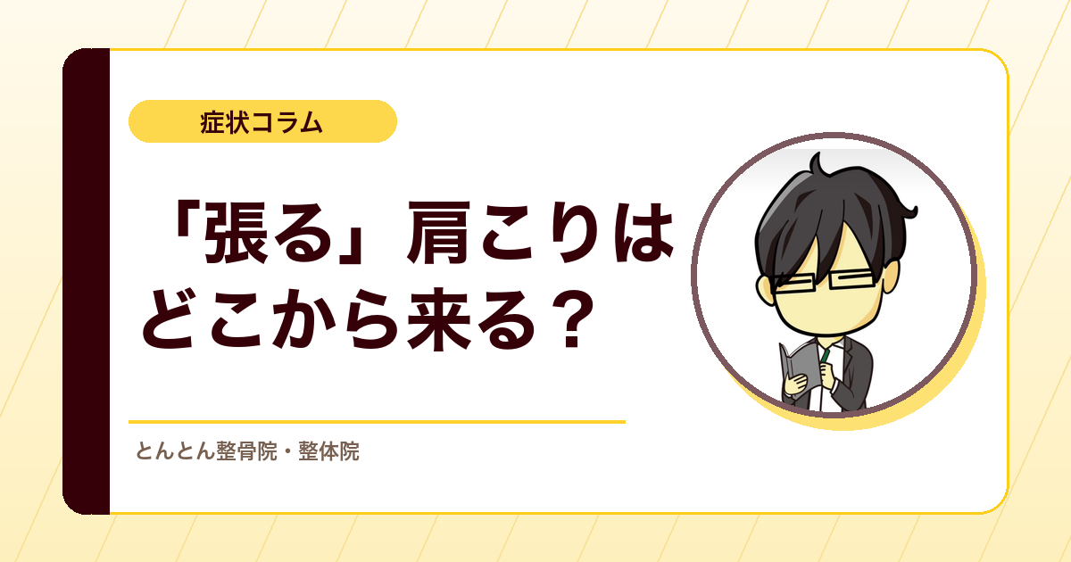 「張る」肩こりはなぜ起きる？上を向くと張る・どの方向でも張る、当院17症例に共通していた肩甲骨の位置